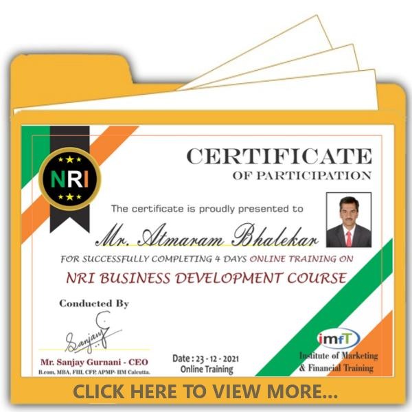 OUR CERTIFICATES